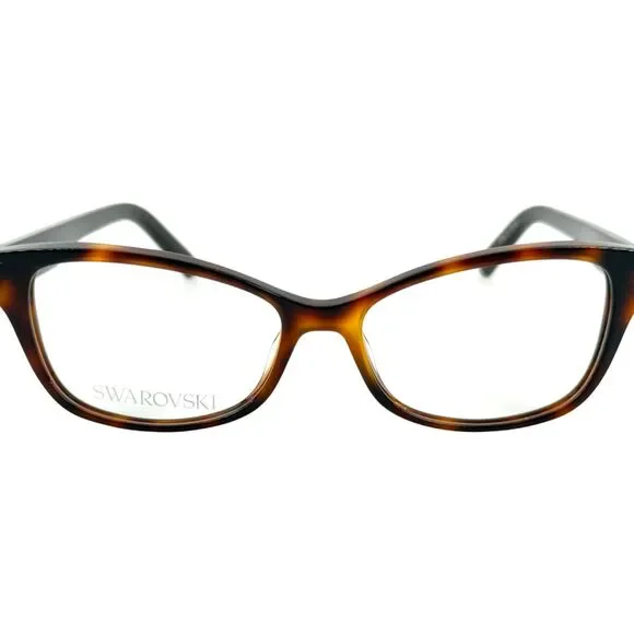 Swarovski SK5430 Womens Plastic Eyeglass Frame 052 Dark Havana 53-15 Swarovski SK5413 052 Dark Havana Eyeglasses | SmartBuyGlasses US main image 4